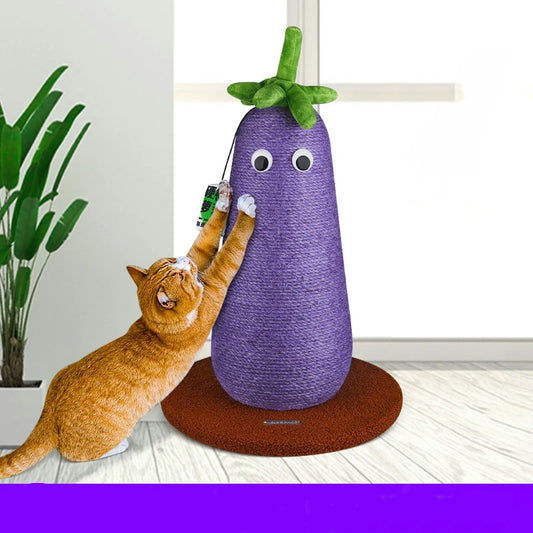 Eggplant Scratch Post